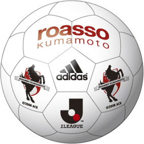 Jサインボールロアッソ熊本 アディダス サッカーボール マスコットボール（AMS21RK）＜発送に2〜3日掛る場合が御座います。＞