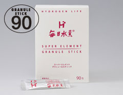 【お得なまとめ買いセット！】半年分（6箱）毎日水素スーパーエレメント グラニュールスティック(顆粒)増量タイプ90包 食べる水素 〜マイナス水素イオン食品・サンゴカルシウム・SOD食品　激安♪