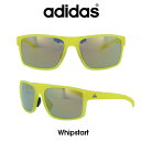 Adidas (アディダス) サングラス Whipstart ウィップスタート A423-00-6057 イエロー レンズ 人気モデル UVカット アウトドア ドライブ スポーツ