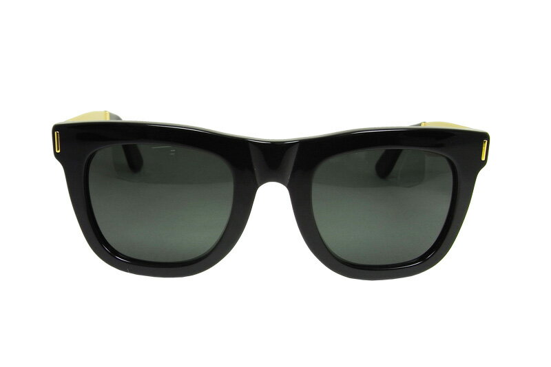 並行輸入 SUPER Sunglass Ciccio 195 Black&Yellow Gold Metal （スーパーサングラス　チッチオ ブラック＆イエローゴールドメタル）【レビューを書いて送料無料】【平日14時までのご注文は当日発送】