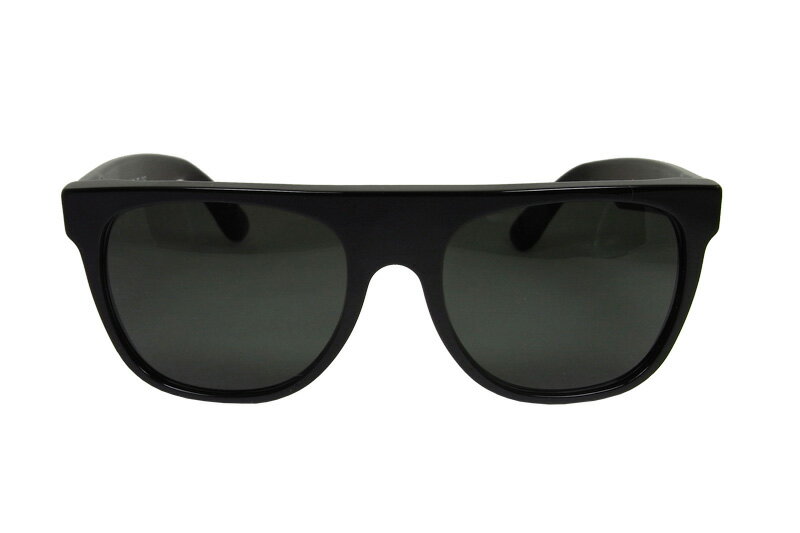 並行輸入 SUPER Sunglass FlatTop 036 Black （スーパーサングラス　フラットトップ ブラック）【レビューを書いて送料無料】【平日14時までのご注文は当日発送】