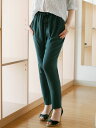 【 SALE 】 IPSE(イプセ)ジョーゼット テーパード パンツ