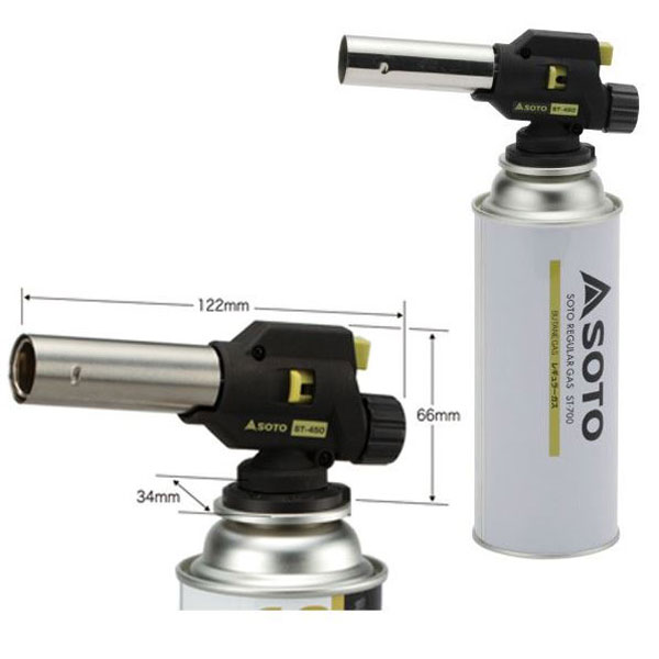 ●【送料無料】【SOTO】ST-450 フィールドチャッカー・CB缶仕様 （ボンベST-700×1本付） JAN:4953571074504 【新富士バーナー：炭起しバーナー、ヒーター、着火器具】の画像