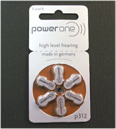 ドイツ　Power One製補聴器電池PR41(P312)
