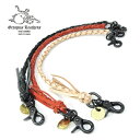 【OCTOPUS LEATHERS】オクトパスレザース4本編みウォレットロープ/栃木レザー/ロープ/コード