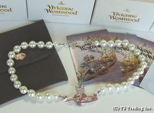 ◆Vivienne Westwood◆ヴィヴィアンウエストウッド★Small Neo Bas Pearl Chokerネオ バス パール チョーカー SV【W3】