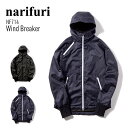 【送料無料】narifuri ナリフリ Wind breaker ウインドブレーカー nari/furi ウィンドブレーカー アウター 自転車 NF714 ブラック ネイビー ホワイト 【あす楽対応_東海】
