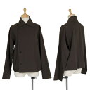 ヨーガンレールJurgen Lehl コットンシルクダブルジャケット こげ茶M【中古】