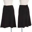 ジャンポールゴルチエ ファム Jean Paul GAULTIER FEMME ガードル付バック編み上げデザインスカート 黒42【中古】