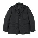 コムデギャルソンオムプリュスCOMME des GARCONS HOMME PLUS テーラードダウンジャケット 黒S【中古】
