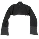 マサキマツシマオムMASAKI MATSUSHIMA HOMME ウールショートボレロジャケット 黒3【中古】