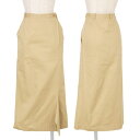 【ポイント20倍】 ヨウジヤマモト ファムYohji Yamamoto FEMME コットン裾デザインスカート ベージュXS【中古】 【レディース】