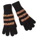 ジャンポールゴルチエJean Paul GAULTIER ロゴ手袋 黒茶【中古】