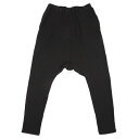 ワイズY's 裏起毛ストレッチサルエルパンツ 黒2【中古】 【レディース】
