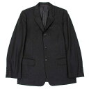 コムデギャルソン オムドゥCOMME des GARCONS HOMME DEUX ウールナイロン3Bノッチドラペルジャケット チャコールM【中古】 【メンズ】