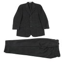 パパスPapas カシミヤ混3Bウールセットアップスーツ チャコールL48/L【中古】 【メンズ】