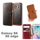 VERUS Dandy Layered【送料無料】【Galaxy S6 Edge ケース 手帳型】galaxy s6 手帳 カバー フラップ ギャラクシー