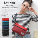 【ゆうパケット対応】サコッシュバッグ ショルダーバッグ ブランド Rename サコッシュ ステッチポケット バッグ 自転車 メッセンジャーバッグ レディース 大人 アウトドア 斜めがけバッグ ワンショルダーバッグ 軽量 バッグインバッグ
