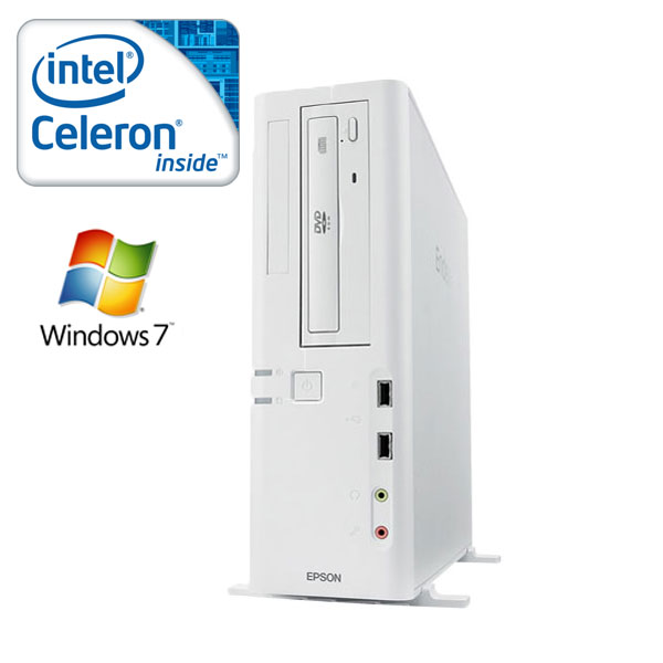 EPSON(エプソン) デスクトップパソコン Endeavor AT991E Celeron2.6GHz/メモリ2GB/HDD500GB/DVD-RO...