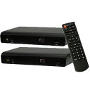 プレクス　HDMI接続 3波対応地デジ・BS/CSダブルテレビチューナー搭載 プレクスレコーダー　PX-W3DVR1000 Rev2.0 2台セット