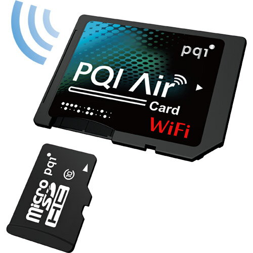 PQI WiFi機能内蔵SDカードアダプター AirCard ( 6W21-0000R1 )
