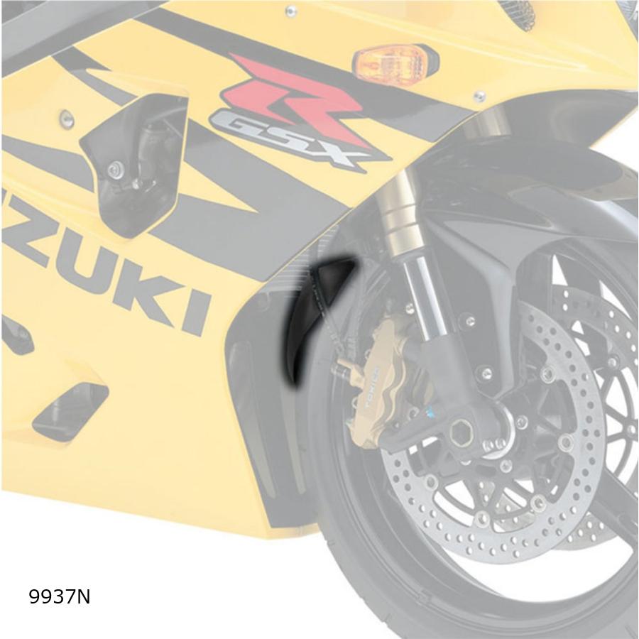 Puig (プーチ) エクステンドフェンダー(フロント) ブラック GSX-R600/GSX-R750/GSX-R1000 9937N