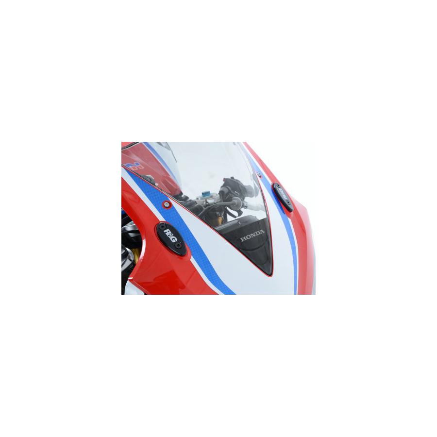 R&G (アールアンドジー) ミラーブランキングプレート アルミニウム ブラック CBR1000RR RG-MBP0007BK
