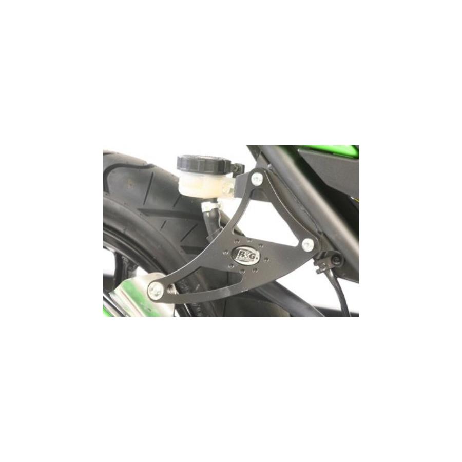 R&G (アールアンドジー) エキゾーストハンガー ブラック Ninja250R[ニンジャ] RG-EH0037BK