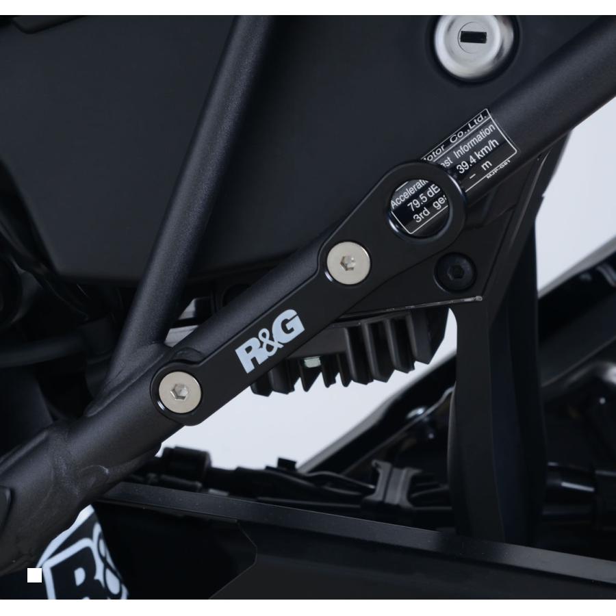 R&G (アールアンドジー) タイダウンフック 左右セット ブラック CRF1000L Africa Twin RG-TH0019BK
