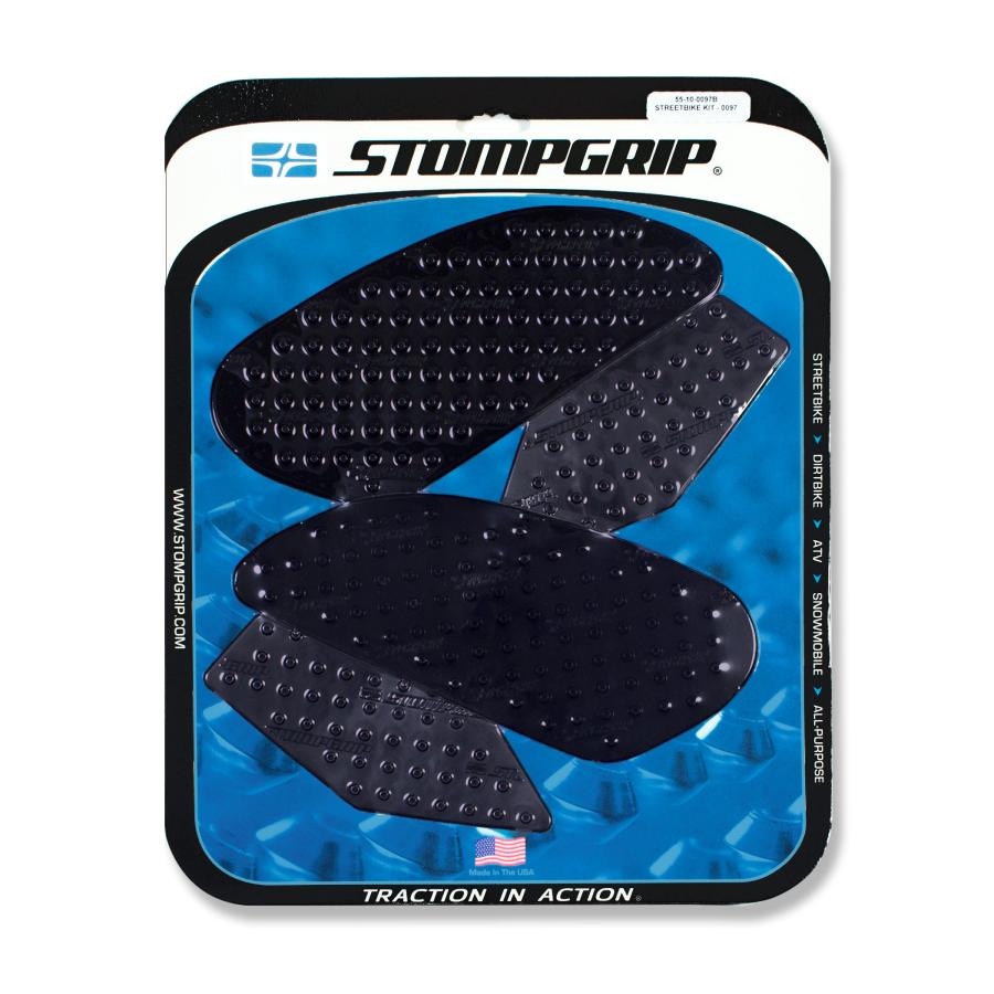 STOMPGRIP (ストンプグリップ) トラクションパッドタンクキット ブラック VOLCANO INTERCEPTOR/VFR800F 55-10-0097B