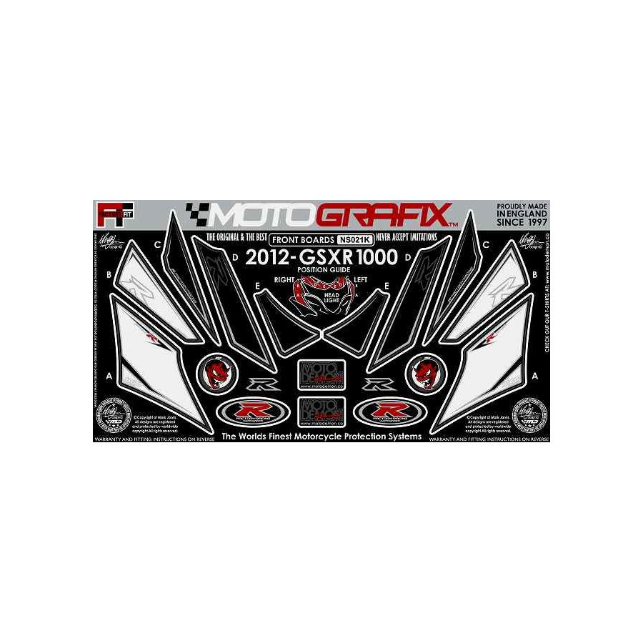 モトグラフィックス ボディパッド FRONT GSX-R1000 L2 MT-NS021K