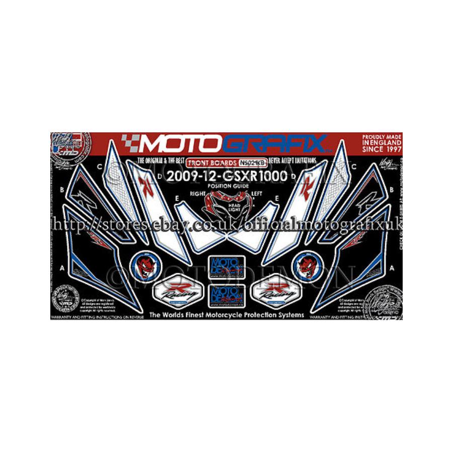 モトグラフィックス ボディパッド FRONT GSX-R1000 L2 MT-NS021KB