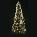 【送料無料】フォールディングエレガントツリー 180cm (LED付) WG-3658 友愛玩具 クリスマスツリーイルミネーション 飾り