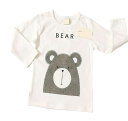 送料無料長袖Tシャツ Tシャツ 長袖カットソー 動物プリント アニマルプリント アニマル 男の子 女の子 男児 女児 ベビー用 ベビー 子供用 こども 子供服 キッズ用 キッズ ラウンドネック プルオーバー 可愛い かわいい クマ 熊 シカ 鹿 80 9