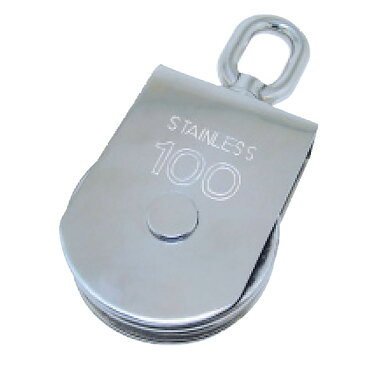 ステンレス滑車 ステンレスサンマブロック オーフ MOS50 車径 50mm 使用荷重 250kg A 120mm B 30mm C 8mm D 46mm E 13mm スリーエッチ HHH H