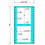 【送料無料】東洋印刷 MT4A タックフォームラベル 4 8/ 10インチ×9インチ 2面付(1ケース1000折)【在庫目安:お取り寄せ】