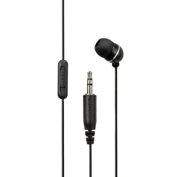 ELPA RE-STV03(BK) 地デジ用イヤホン 3m ブラック