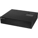 【送料無料】SilverStone SST-ML04B スリム型ケース ブラック【在庫目安:お取り寄せ】