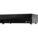 【送料無料】SilverStone SST-ML09B スリム型Min-ITXケース ブラック【在庫目安:お取り寄せ】