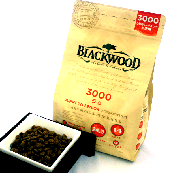 ブラックウッド　3000　20kg （5kg×4袋）【Blackwood ドッグフード】【…...:pluxe1:10000020