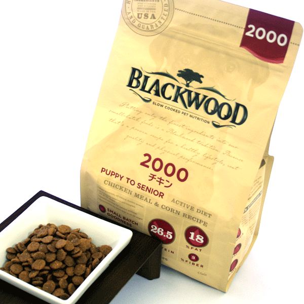 ブラックウッド　2000　20kg （5kg×4袋）【Blackwood ドッグフード】【…...:pluxe1:10000008