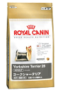 小さく愛くるしい犬種。食が細いので、おいしい食事にこだわりたいですね。美しい被毛を維持するために、皮脂の分泌過剰などによるトラブルに気をつけてあげましょう。ALL10Feb09【ポイント10倍 2月13日まで】 ロイヤルカナン ヨークシャーテリア 成犬・高年齢犬 生後10ヶ月齢以上 1.5kg
