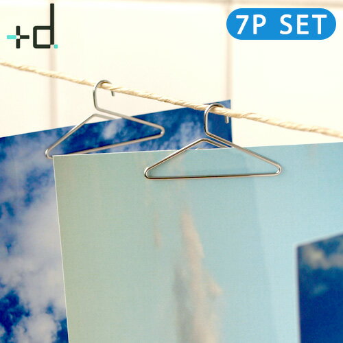 【送料80円メール便OK】 h concept +d　Photohanger [ フォトハンガー ] クリップ 7ヶセット (S)