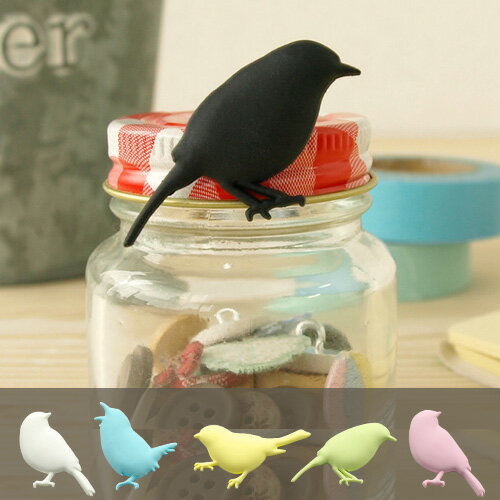 【送料80円メール便OK】puhlmann バードマグネット Bird Magnet [ マグネット 8個セット] (S)