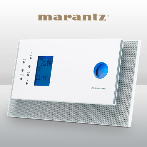 【あす楽18時まで】 送料無料　ポイント2倍 marantz　Personal CD SYSTEM CR101R Premium White マランツ　パーソナル CD システム プレーヤー [ プレミアムホワイト ] 【smtb-F】 (S)marantz マランツ プレミアム オーディオ CD システムCD プレーヤー 高音質 スピーカー MP3 iPod iPhoneデザイン スタイリッシュ コンパクト プレゼント お祝い