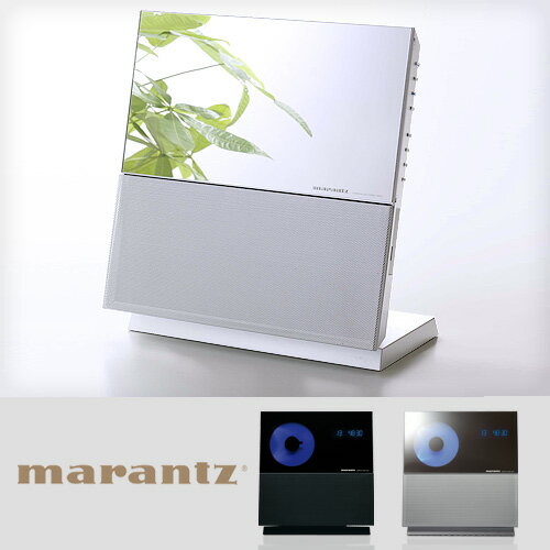  送料無料　ポイント2倍 marantz　Personal CD SYSTEM CR201 [ マランツ　パーソナル CD システム プレーヤー ] リアルブラック / シルバー  (S)