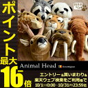 送料無料!剥製 ぬいぐるみ【あす楽16時まで】アニマルヘッド ANIMAL HEAD【 bibib 羊 馬 パンダ サイ 鹿 タイガー マンモス セイウチ キリン シマウマクマ 牛 バッファロー アライグマ ライオン サメ シロクマ ベルギー 】