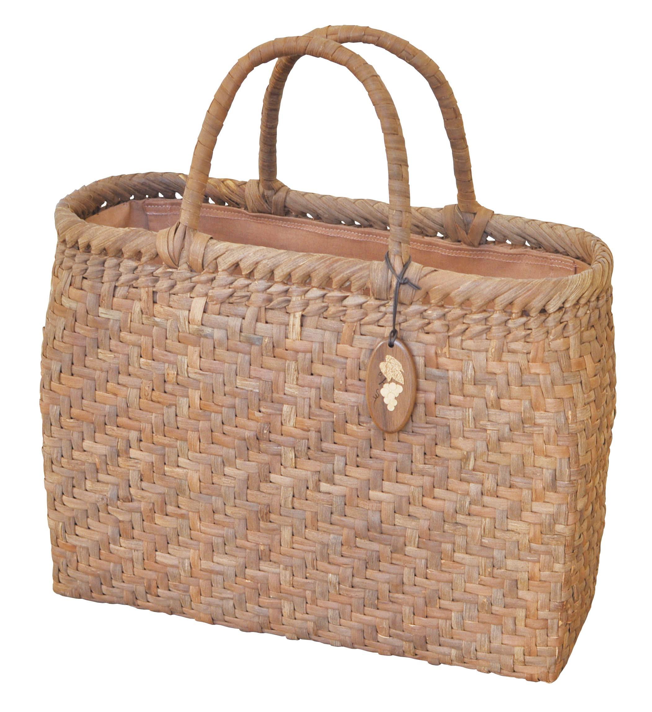 ヤマコー てまひま工房 日本製山葡萄バッグ 網代編み 大 yamaco79433