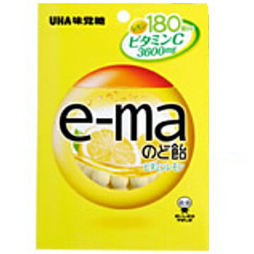 味覚糖e-maのど飴　ビタミンレモン袋50gタイプ×6袋入　【イーマ】【RCPmara1207】