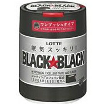 ロッテブラックブラック粒ワンプッシュボトル147g×6ボトル入【RCPmara1207】